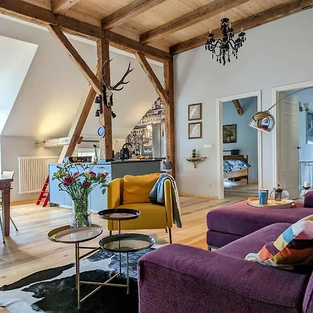 Ferienloft Himmelblau Im 1870 Uckermark Apartment Krochlendorf